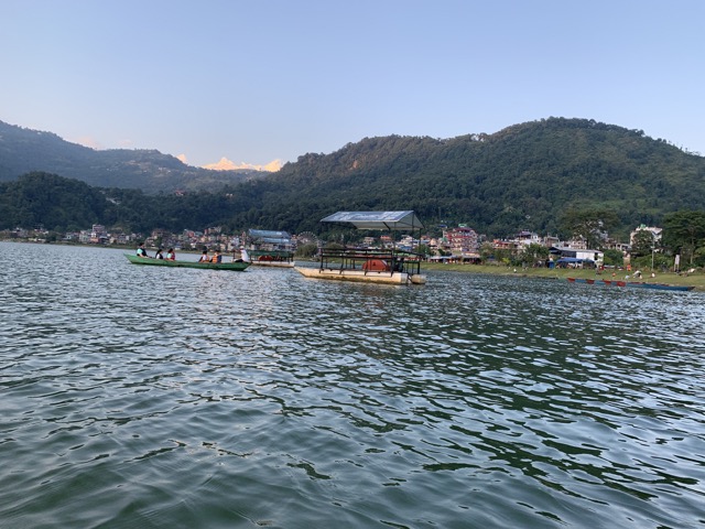 View of Pokhara lake